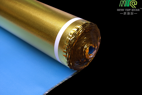 Golden Film 2mm Blue Foam Underlayment , Sound Proof Floor Padding 1000mm