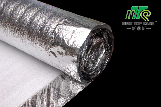 White Aluminum 3 In 1 Laminate Flooring Underlayment Vapor Barrier Standard