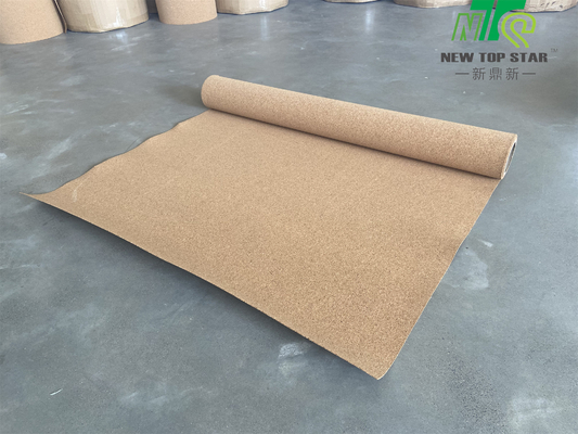 Eco Friendly 3mm Cork Underlayment Roll For Solid Hardwood Floors And Floating Floors