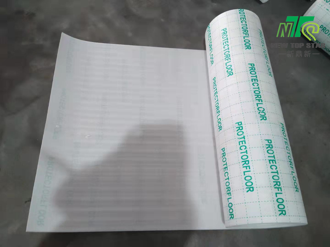 Transparent 6 Mil Polyethylene Vapor Barrier For Laminate Flooring
