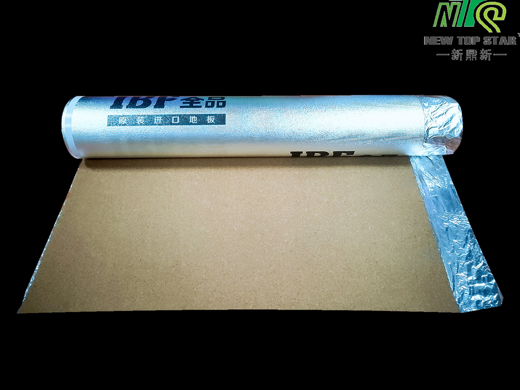 200KGS/CBM Natural Cork Roll Eco Cork Foam Underlayment With Vapor Barrier