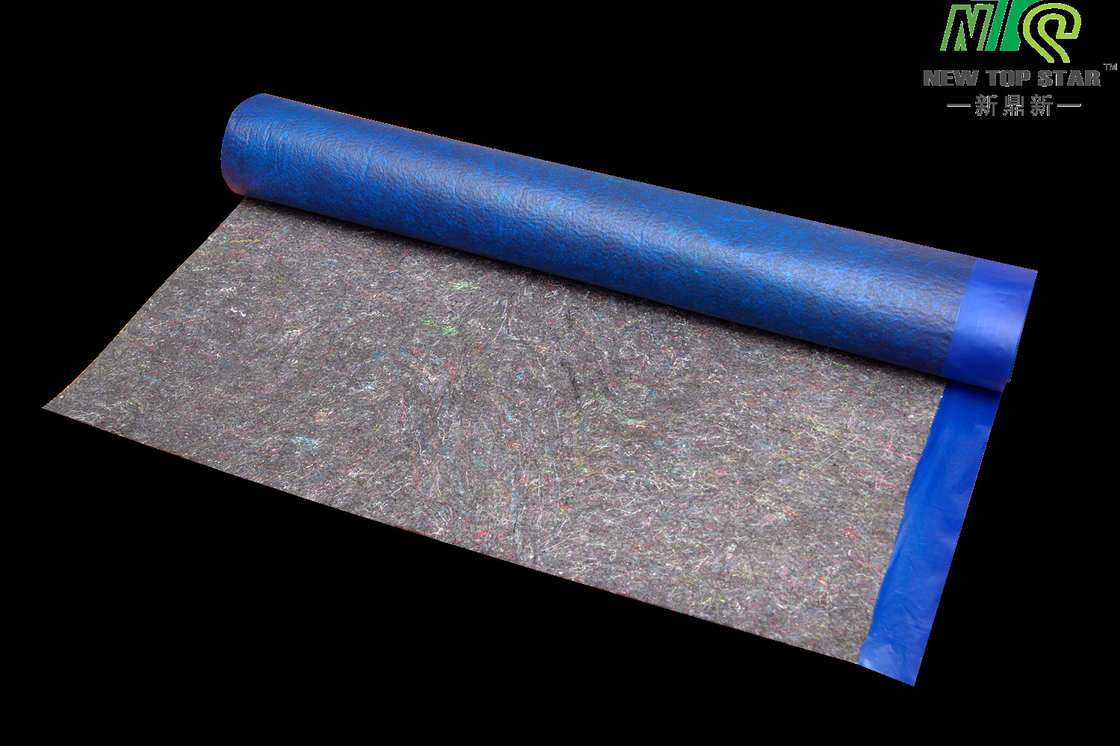 3mm Polyurethane Foam Carpet Underlay With 0.08mm Blue PE Film