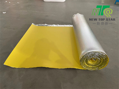 Yellow IXPE Foam Underlay 200sqft/Roll Silver Vapor 3-In-1 Flooring Underlayment