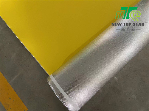 Yellow IXPE Foam Underlay 200sqft/Roll Silver Vapor 3-In-1 Flooring Underlayment