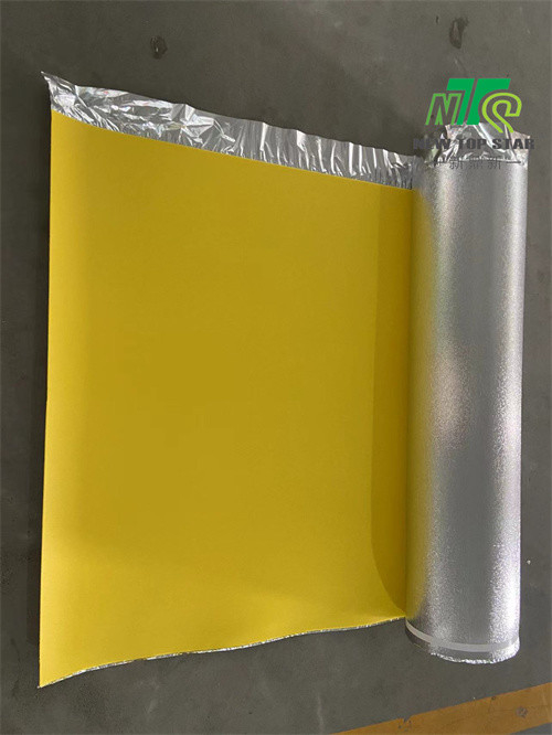 Yellow IXPE Foam Underlay 200sqft/Roll Silver Vapor 3-In-1 Flooring Underlayment
