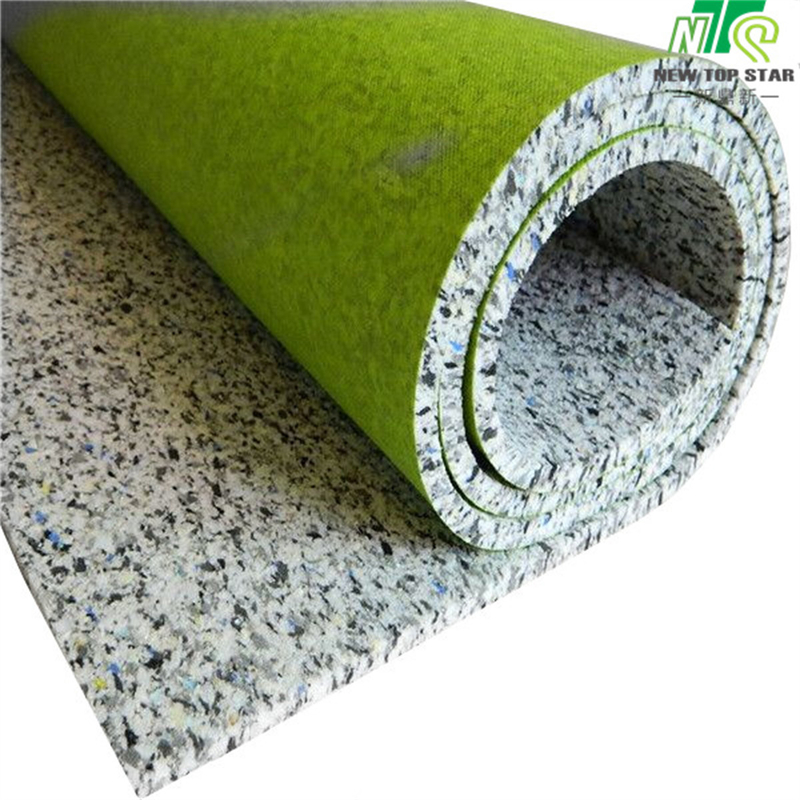 Soft Step Carpet Felt Underlay Recycled Fiber For Residential
