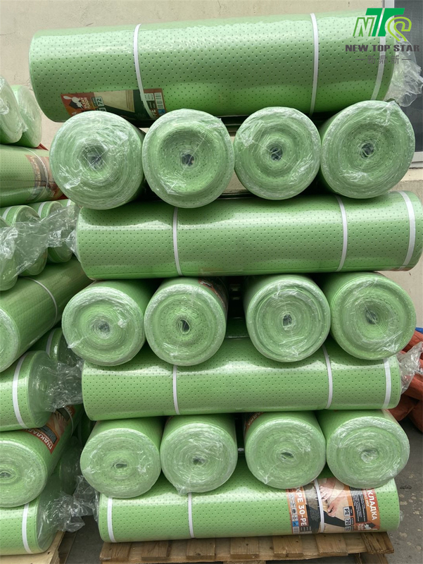 200sqft/Roll Underfloor Heating Underlay PE Film Coating For Laminate Flooring