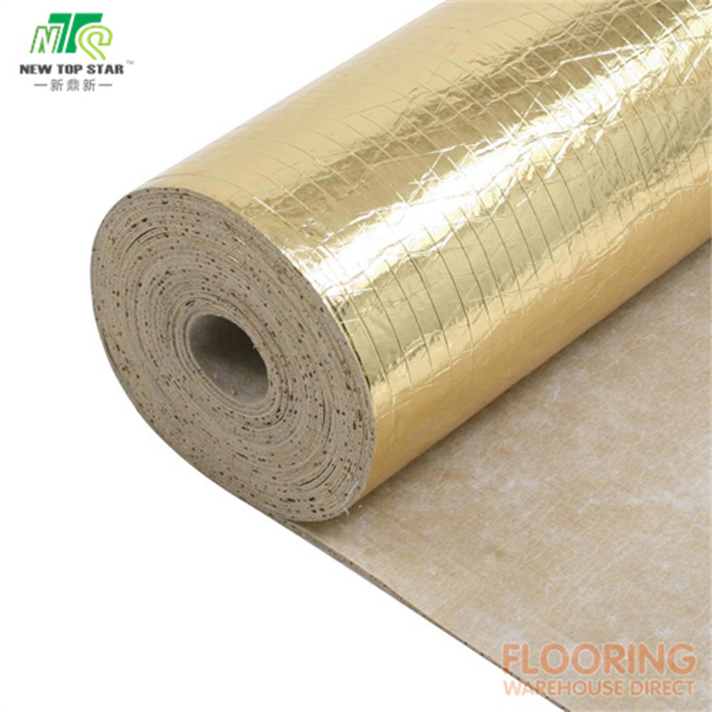 Green Waterproof Foam Underlay Vinyl Click Flooring Underlay 920KGS/M3
