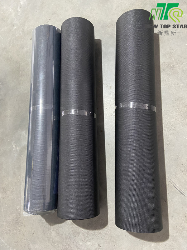 Black Floating Floor Acoustic Underlay Waffle Pattern Vinyl Flooring Underlayment Waterproof