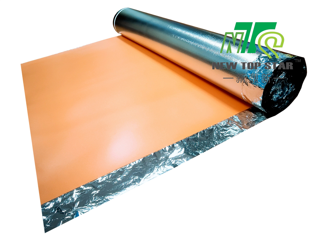 Cross Link IXPE Foam Underlayment Silver Vapor Barrier Underlayment For Laminate Flooring