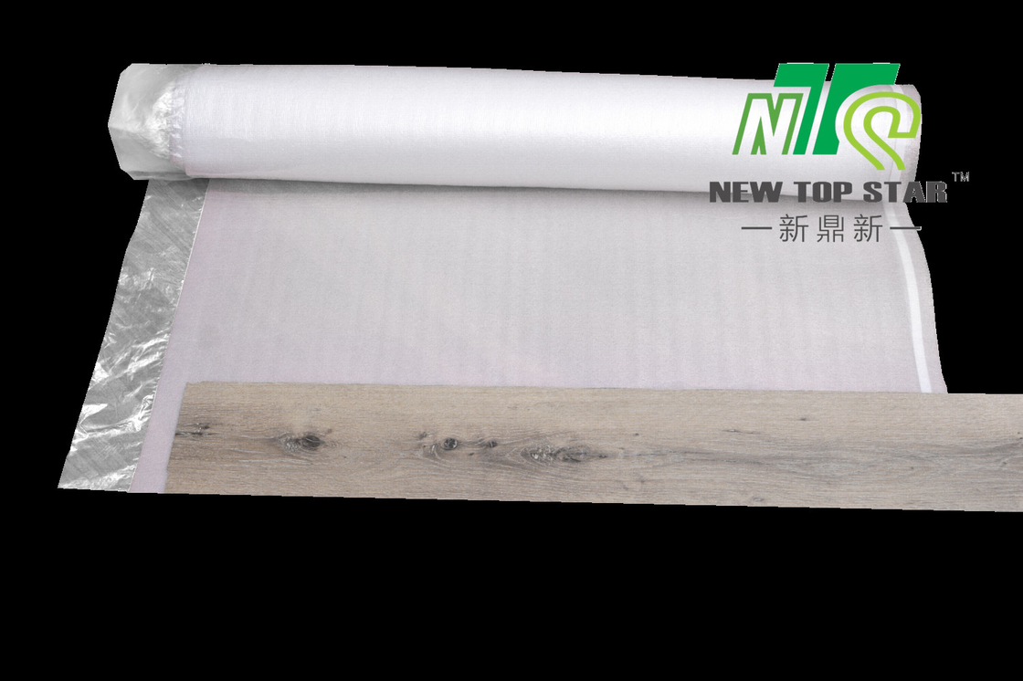PE Film Premium EPE Underlayment , 2mm Foam Laminate Floor Underlay