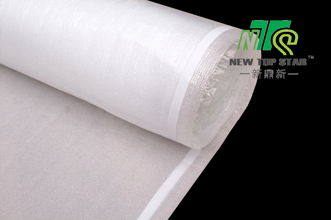 PE Film Premium EPE Underlayment , 2mm Foam Laminate Floor Underlay