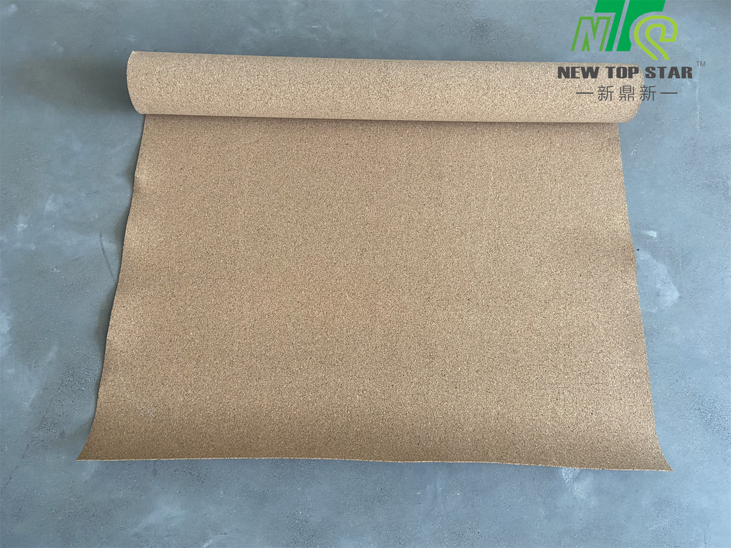 Eco Friendly 3mm Cork Underlayment Roll For Solid Hardwood Floors And Floating Floors