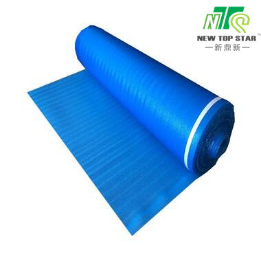 2mm Blue Hardwood Flooring Underlayment 20KG/M3 EPE With 0.02mm PE Film Overlap