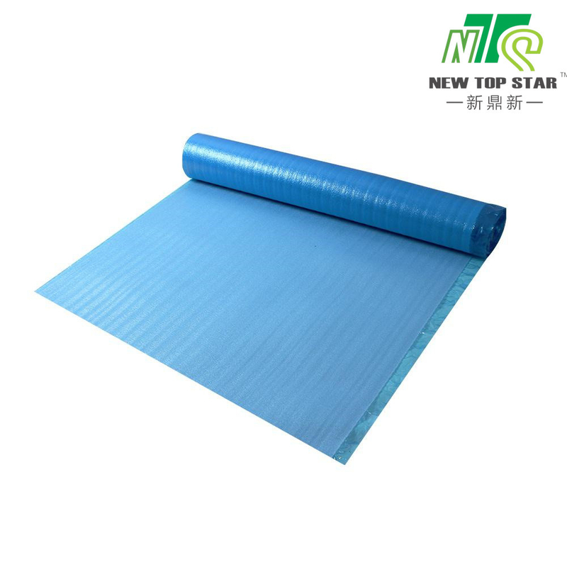 Gold Vapor Hardwood Flooring Underlayment , Polyethylene Foam Solid Wood Floor Underlay