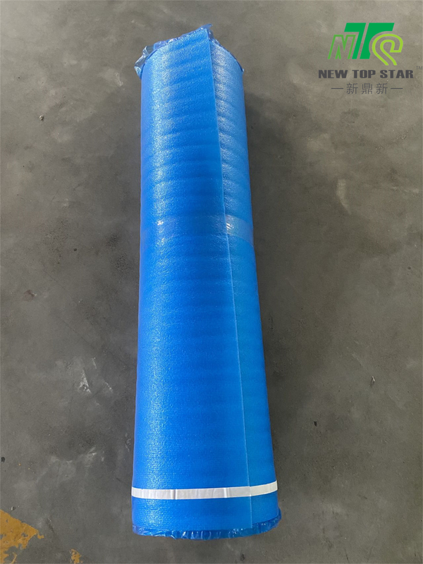 2mm Blue Hardwood Flooring Underlayment 20KG/M3 EPE With 0.02mm PE Film Overlap