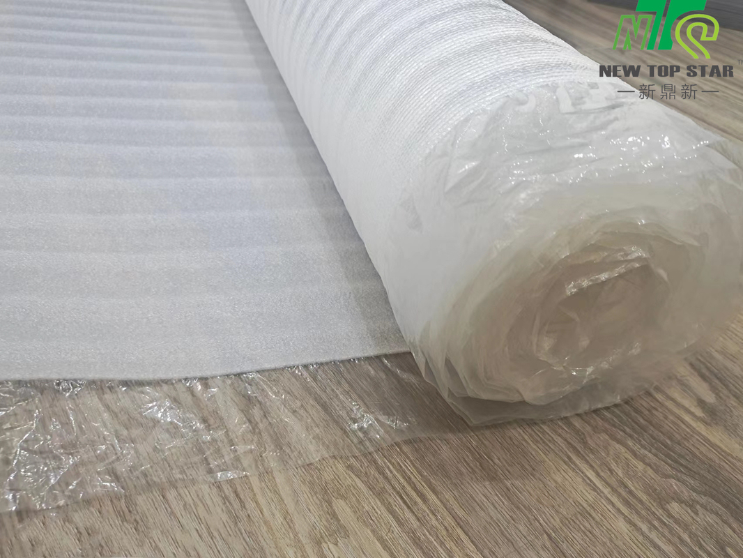 Lightweight Laminate Floating Floor White Underlay 3mm , EPE Foam Underlay SGS Approved