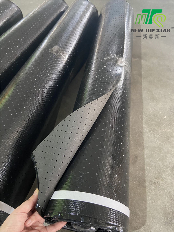 1mm Padding Foam Floor Underlayment , Warmup Insulated Underlay With Holes